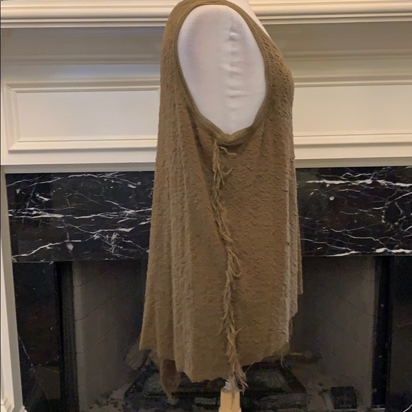 Free People olive gn unique tunic top - Picture 3 of 7
